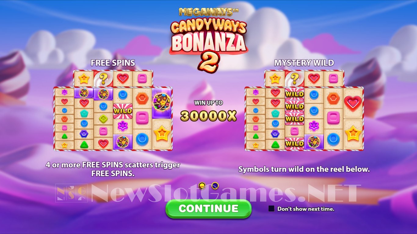 Candyways Bonanza 2 Megaways Slot Demo Image