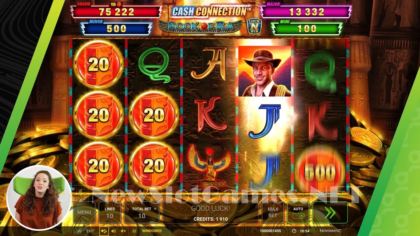 Cash Connection Book of Ra Slot Demo Image