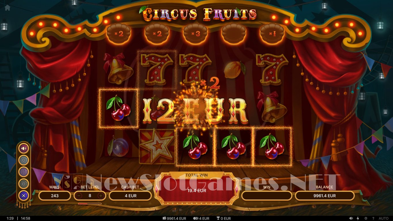 Circus Fruits Slot Slot Image in Demo - pic. 10