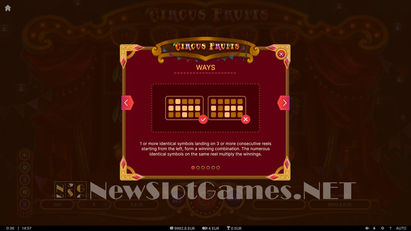Circus Fruits Slot Slot Image in Demo - pic. 4