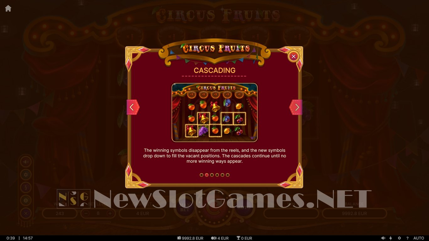 Circus Fruits Slot Slot Image in Demo - pic. 5