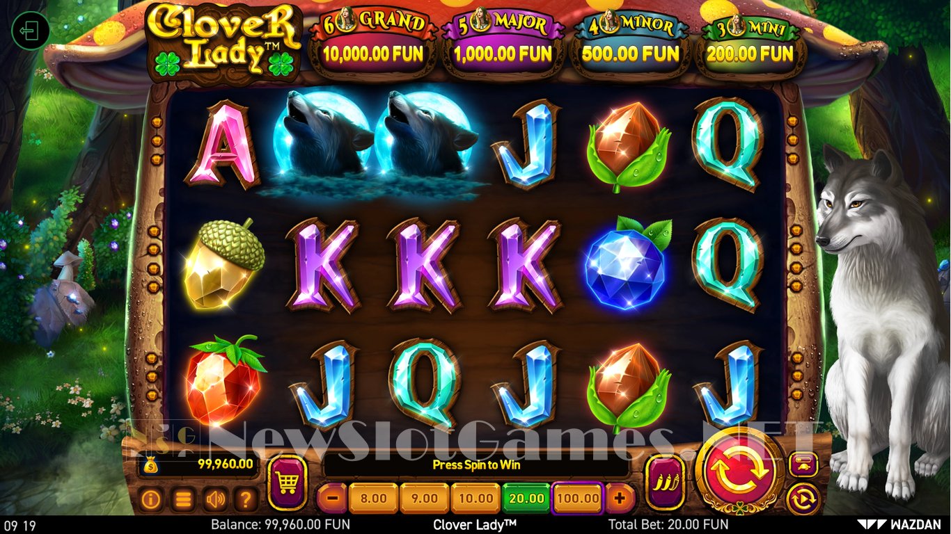 Clover Lady Slot Demo Image