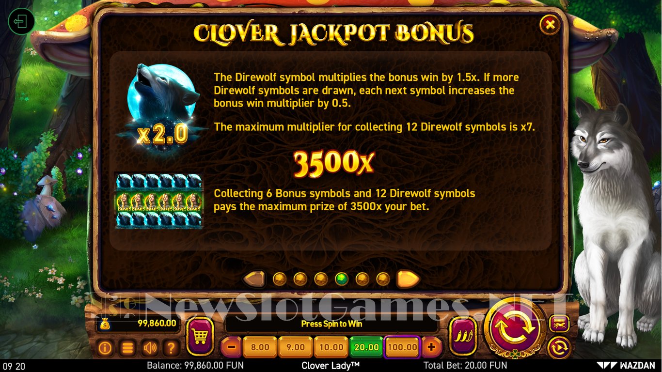 Clover Lady Slot Slot Image in Demo - pic. 2