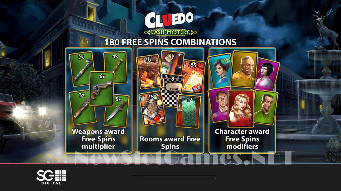 Cluedo Cash Mystery Slot Demo Image