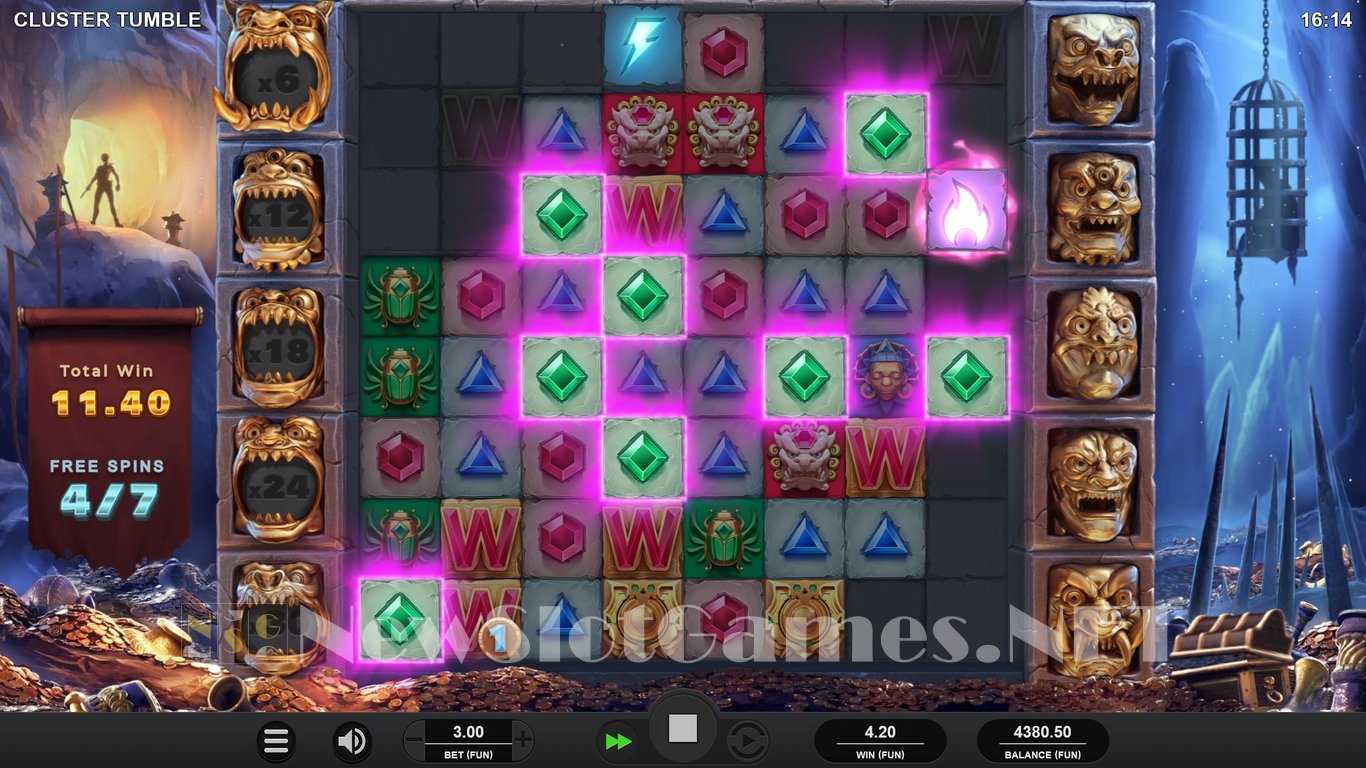 Cluster Tumble Slot Slot Image in Demo - pic. 14