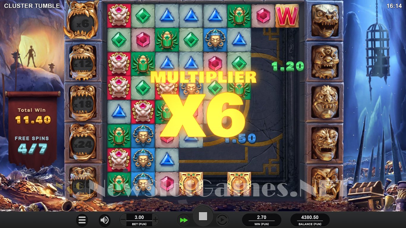 Cluster Tumble Slot Slot Image in Demo - pic. 16