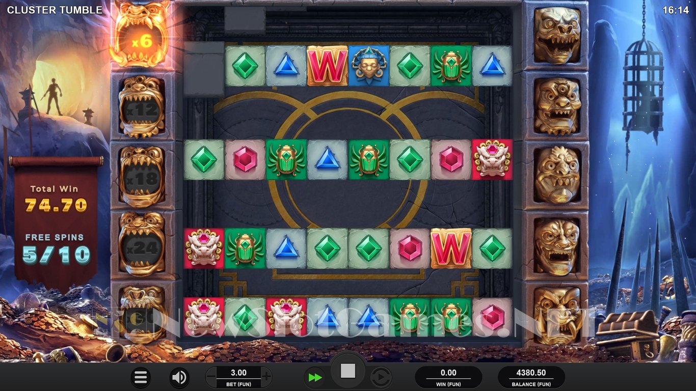 Cluster Tumble Slot Slot Image in Demo - pic. 17