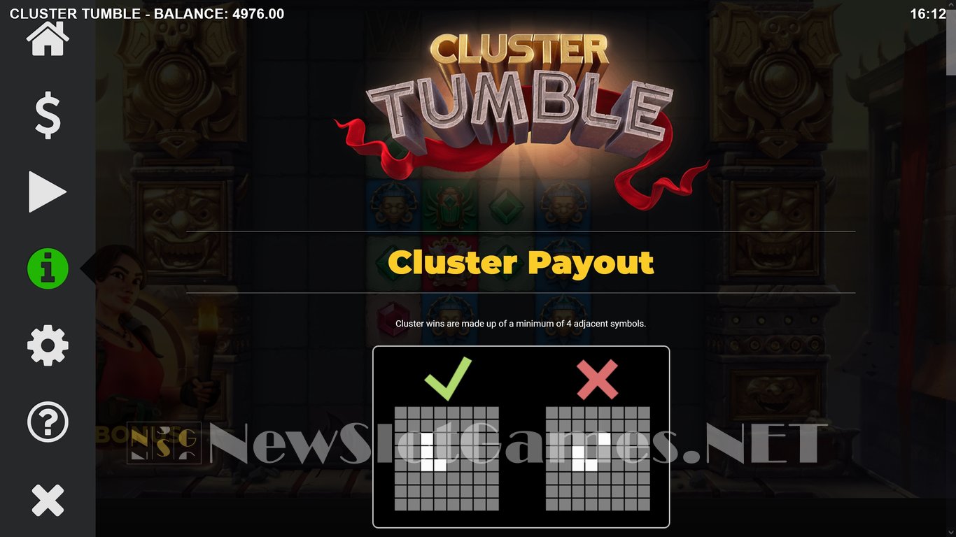 Cluster Tumble Slot Slot Image in Demo - pic. 3