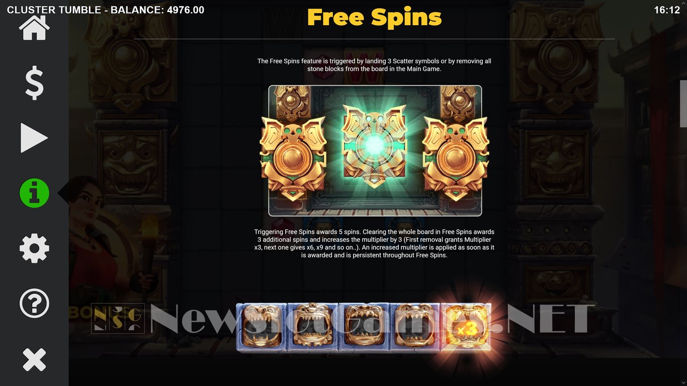 Cluster Tumble Slot Slot Image in Demo - pic. 4