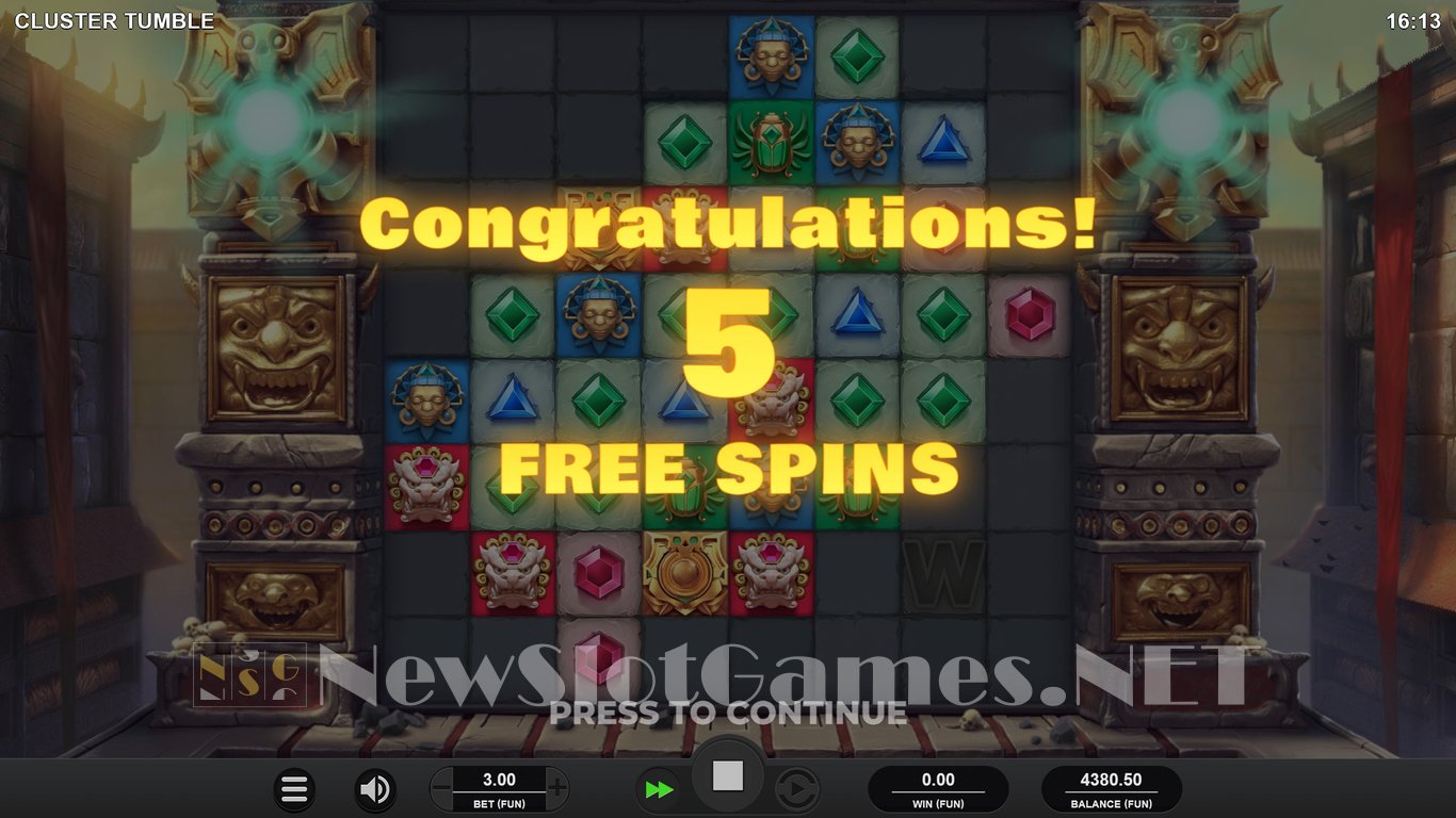 Cluster Tumble Slot Slot Image in Demo - pic. 9