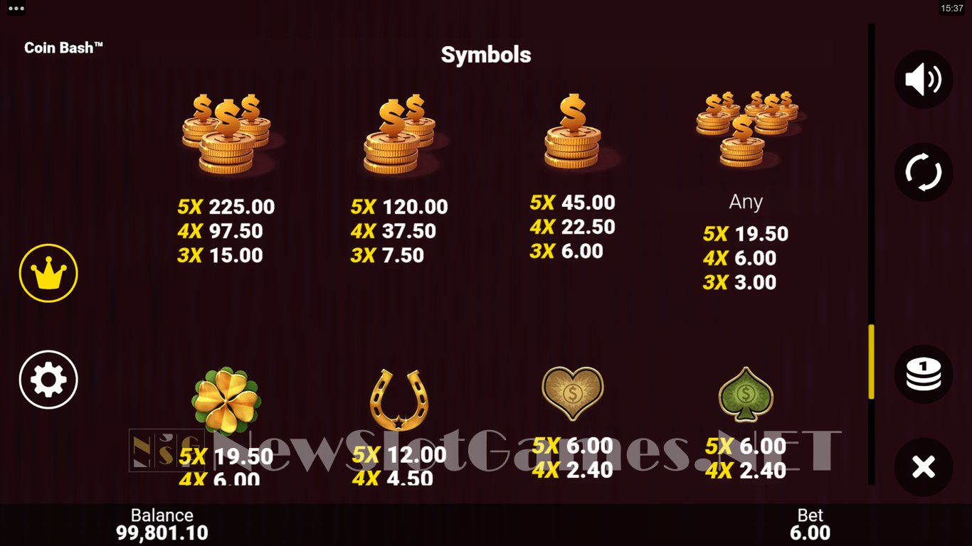 Coin Bash Slot Slot Image in Demo - pic. 3
