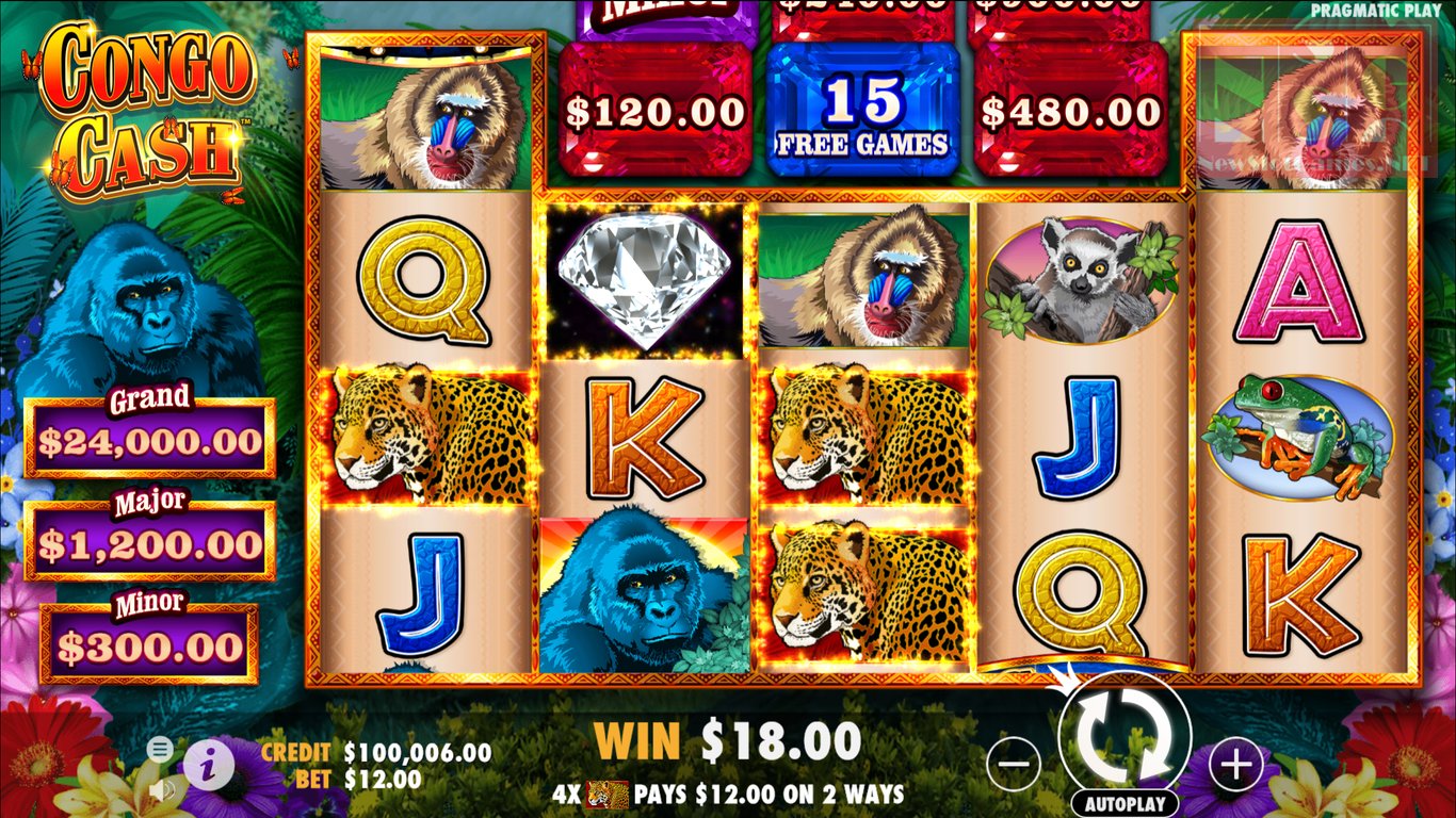 Congo Cash Slot Slot Image in Demo - pic. 2