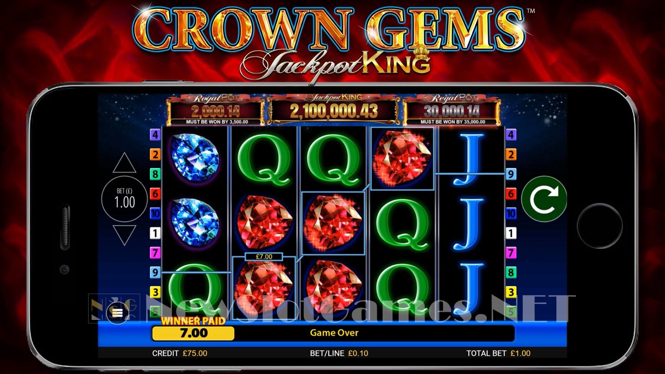 Crown Gems Jackpot King Slot Demo Image