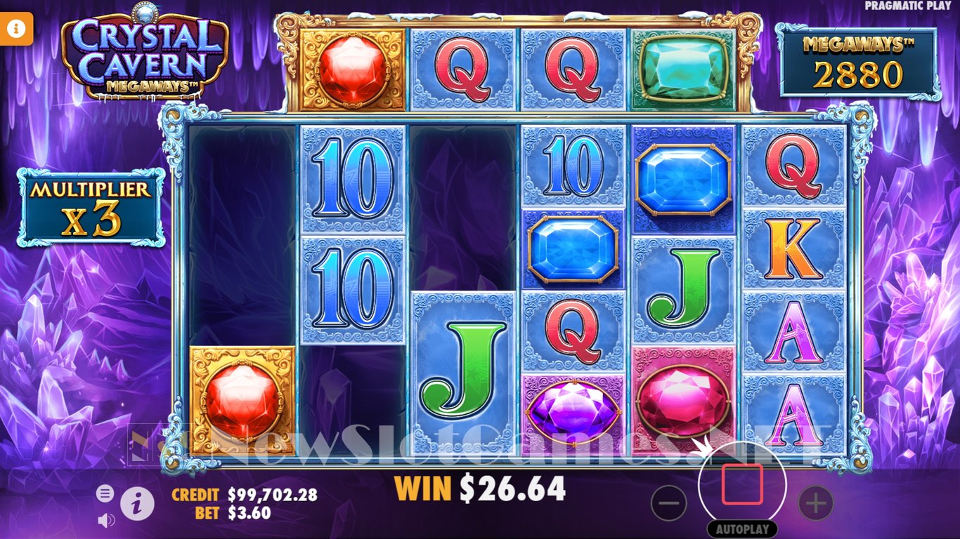 Crystal Caverns Megaways Slot Slot Image in Demo - pic. 10