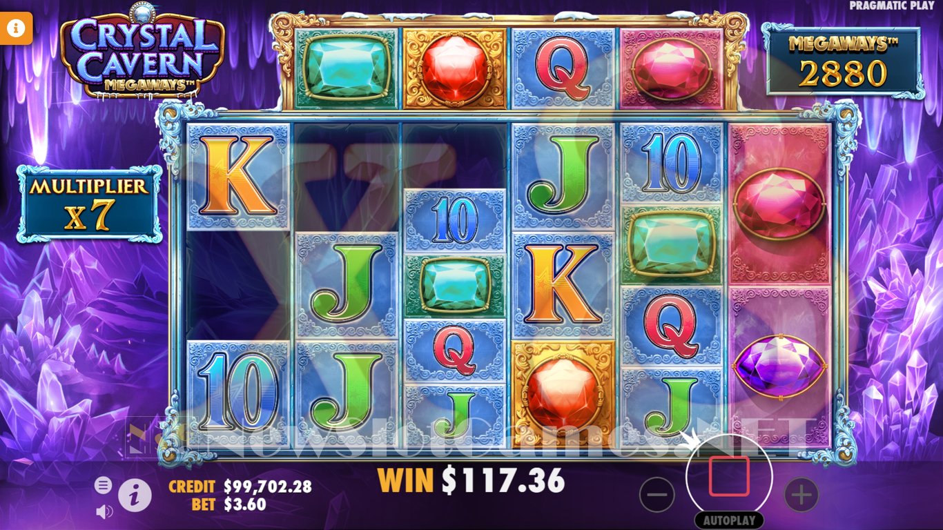 Crystal Caverns Megaways Slot Slot Image in Demo - pic. 14
