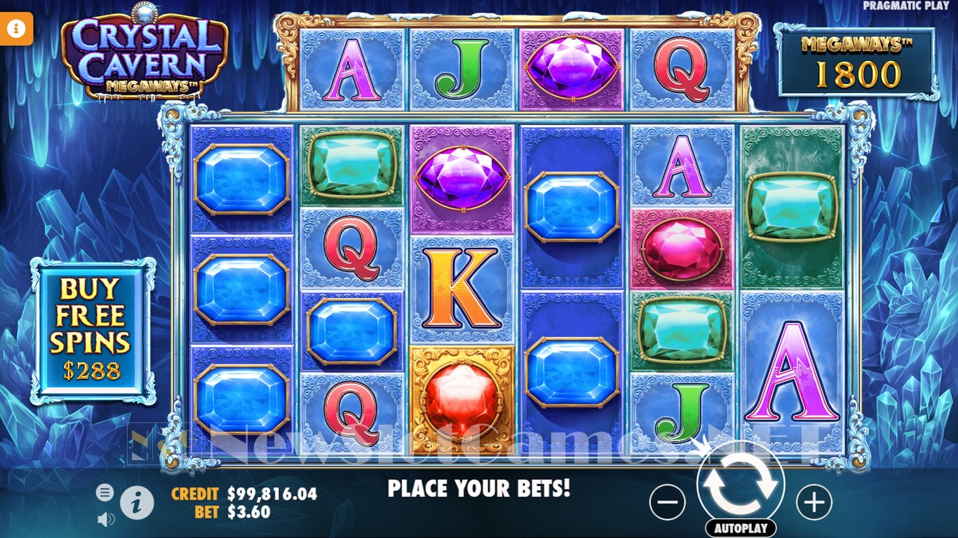 Crystal Caverns Megaways Slot Slot Image in Demo - pic. 16