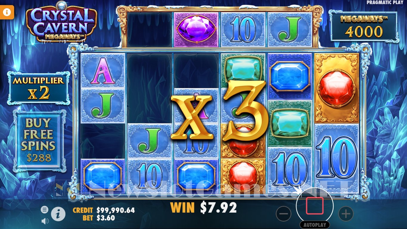 Crystal Caverns Megaways Slot Slot Image in Demo - pic. 2