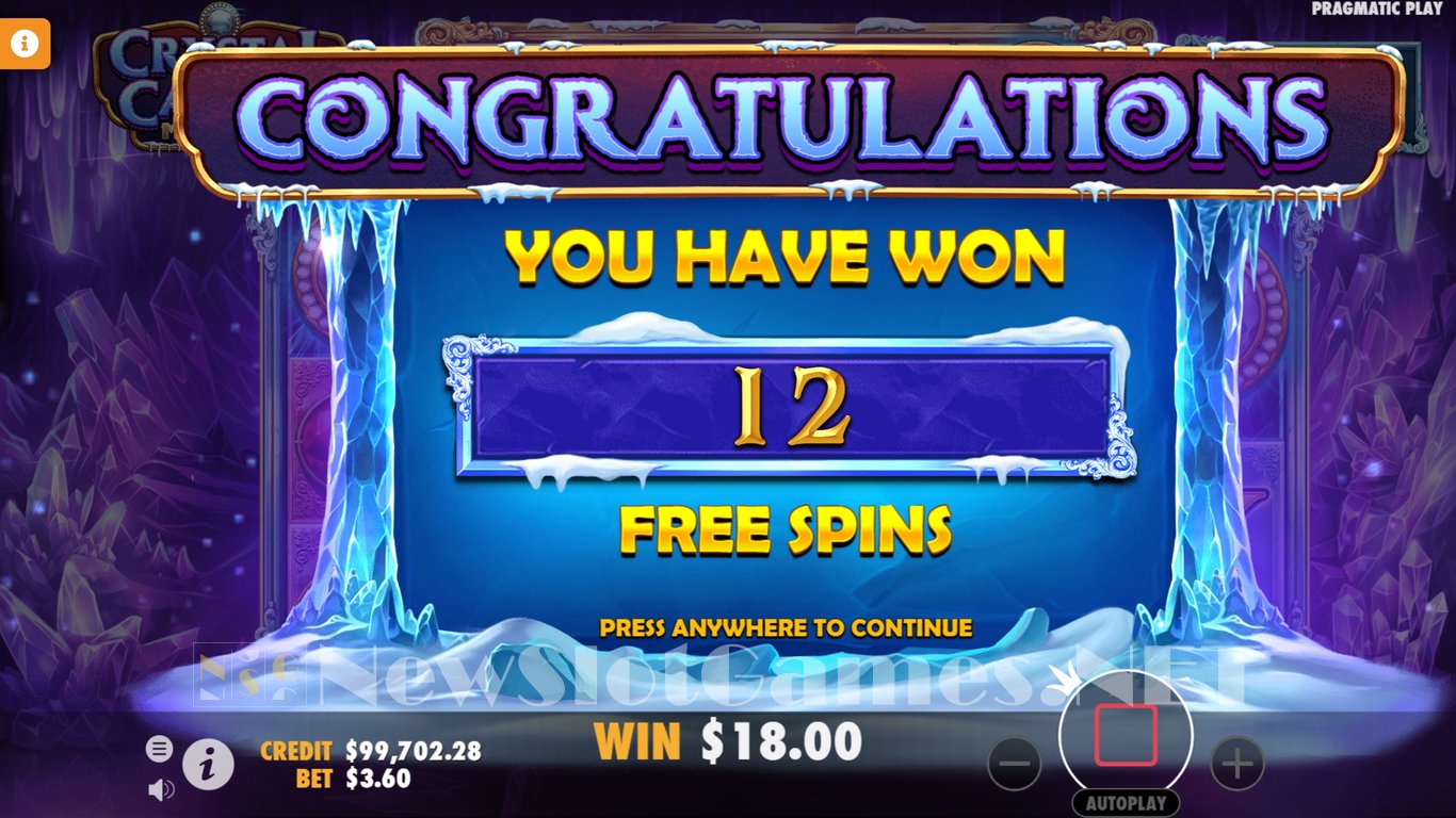 Crystal Caverns Megaways Slot Slot Image in Demo - pic. 8