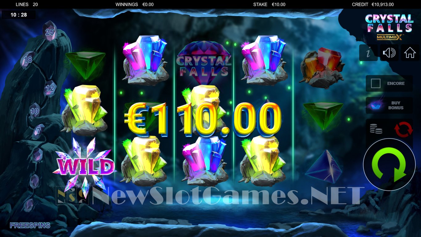 Crystal Falls Multimax Slot Slot Image in Demo - pic. 2