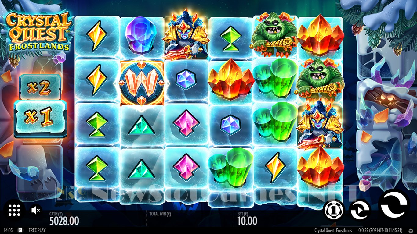 Crystal Quest Frostland Slot Demo Image
