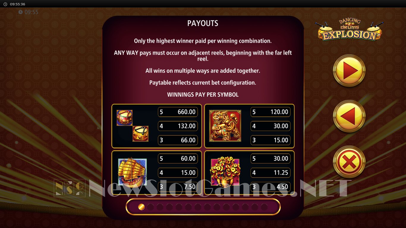 Dancing Drums Explosion Slot Demo Image