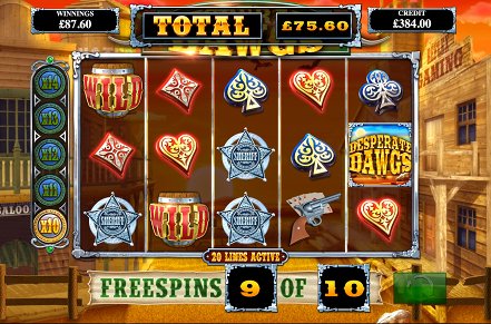 Desperate Dawgs Slot Logo