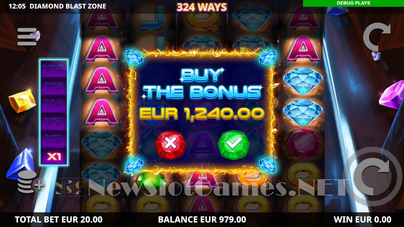 Diamond Blast Zone Slot Slot Image in Demo - pic. 2