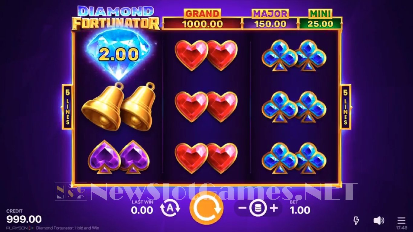 Diamond Fortunator Slot Demo Image