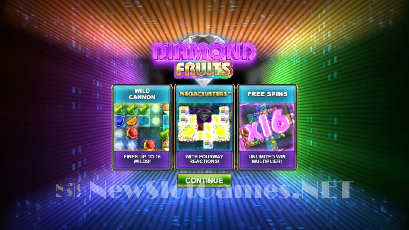 Diamond Fruits Megaclusters Slot Demo Image