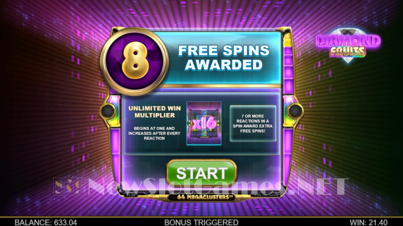 Diamond Fruits Megaclusters Slot Slot Image in Demo - pic. 14