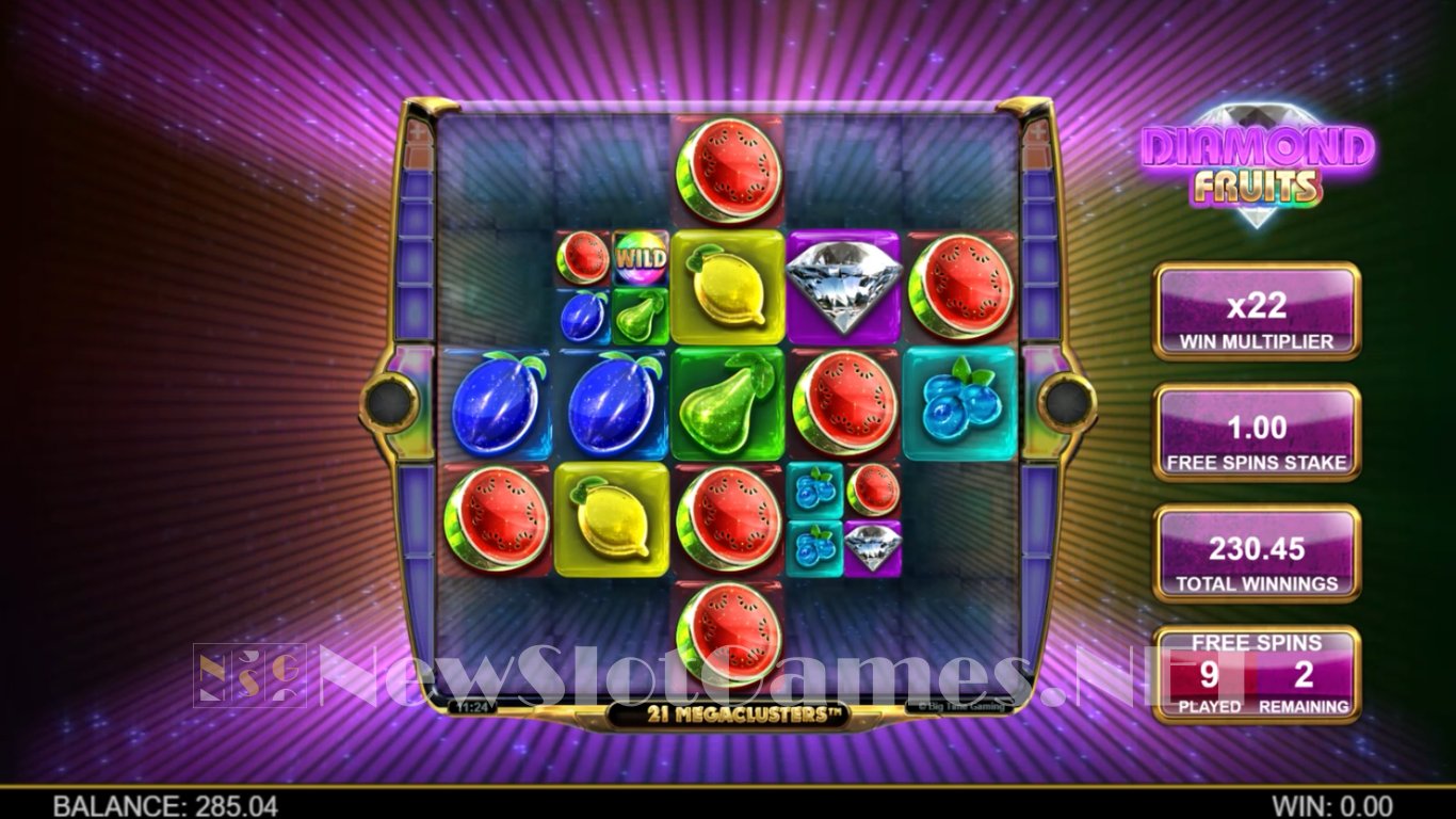 Diamond Fruits Megaclusters Slot Slot Image in Demo - pic. 15
