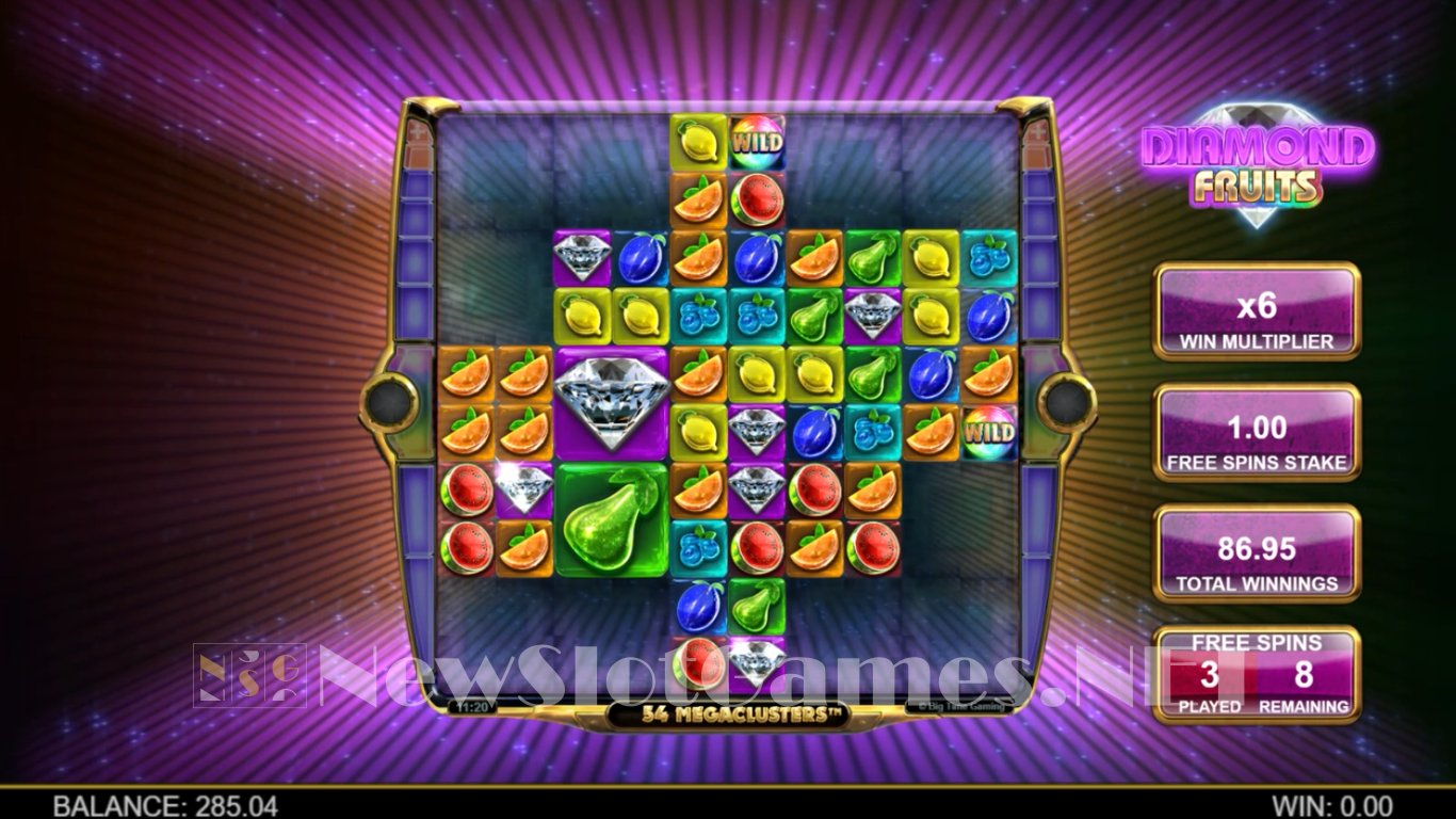 Diamond Fruits Megaclusters Slot Slot Image in Demo - pic. 16