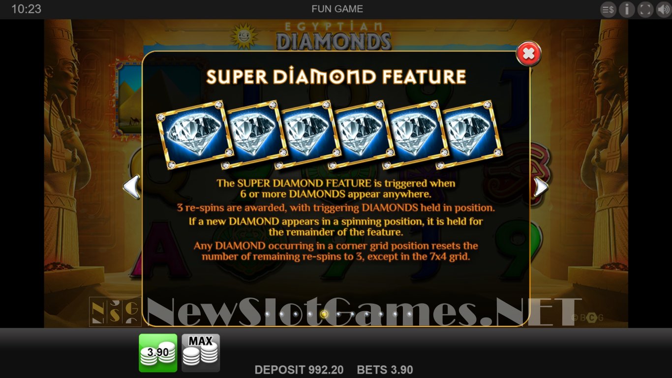 Egyptian Diamonds Slot Slot Image in Demo - pic. 5