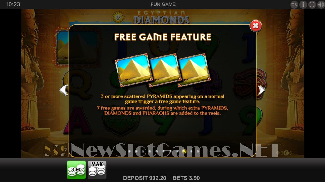 Egyptian Diamonds Slot Slot Image in Demo - pic. 7