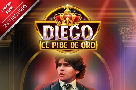 Diego El Pibe De Oro Slot Logo