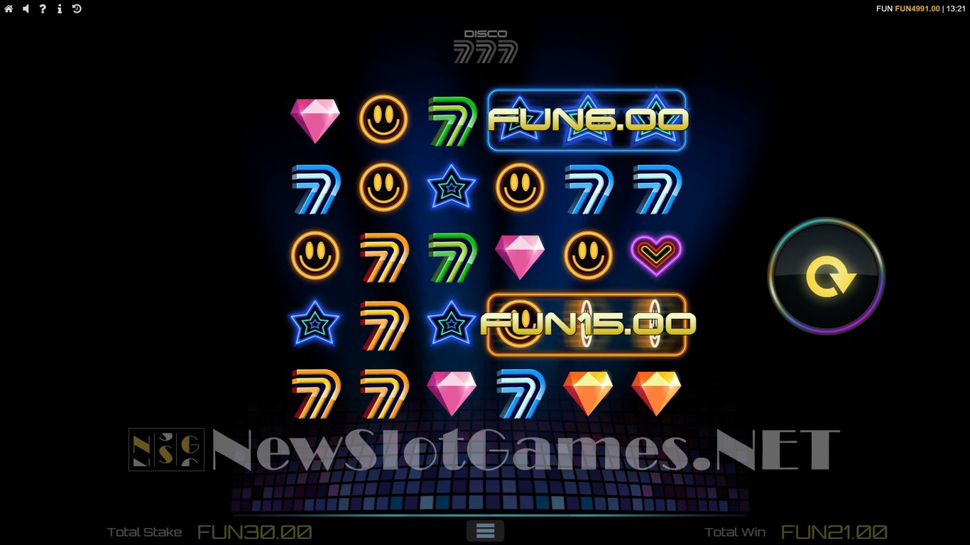 Disco 777 Slot Demo Image