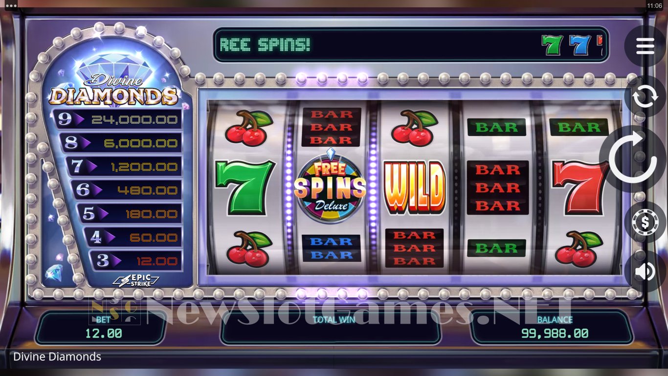 Divine Diamonds Slot Demo Image