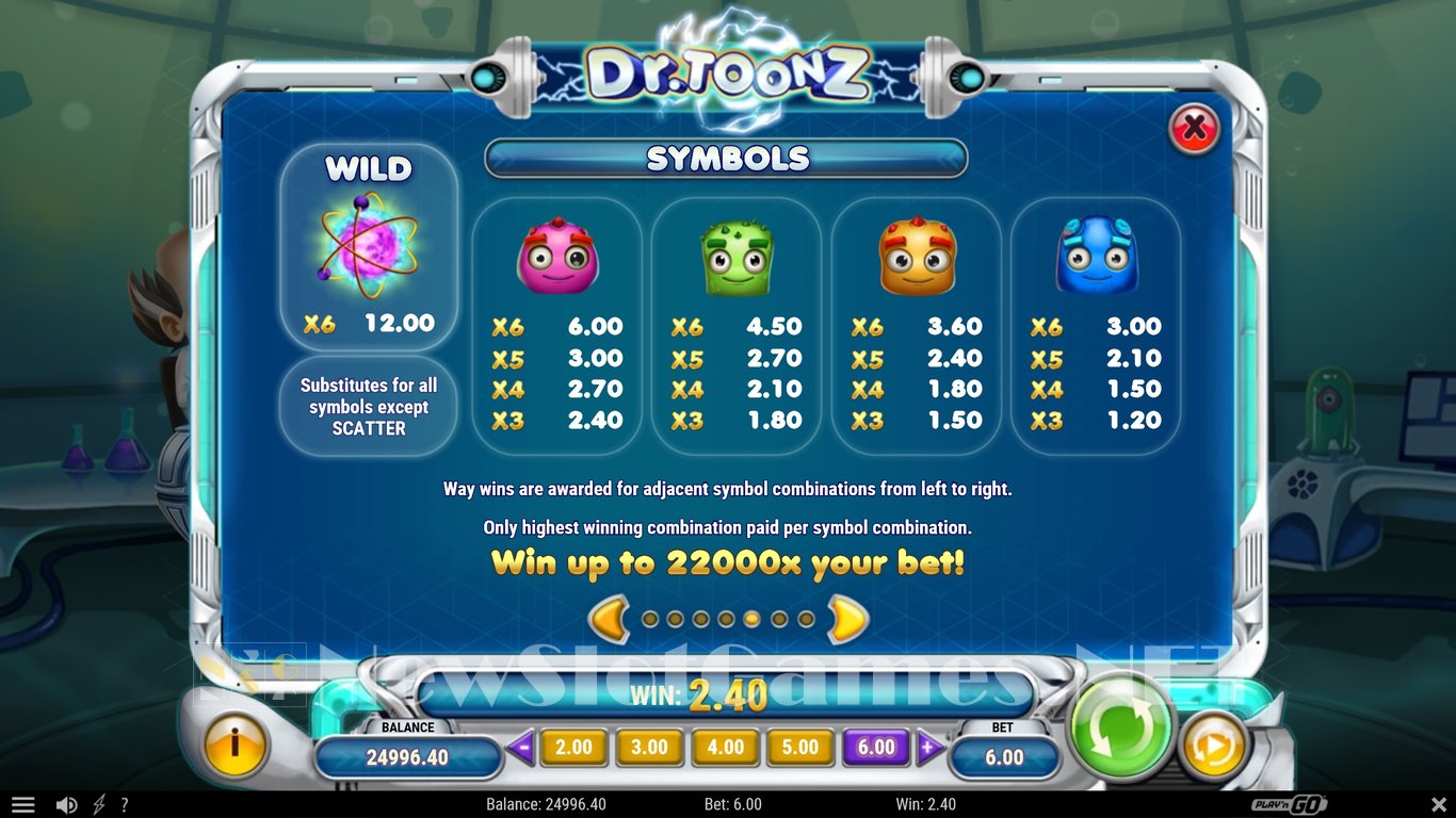Dr Toonz Slot Slot Image in Demo - pic. 6