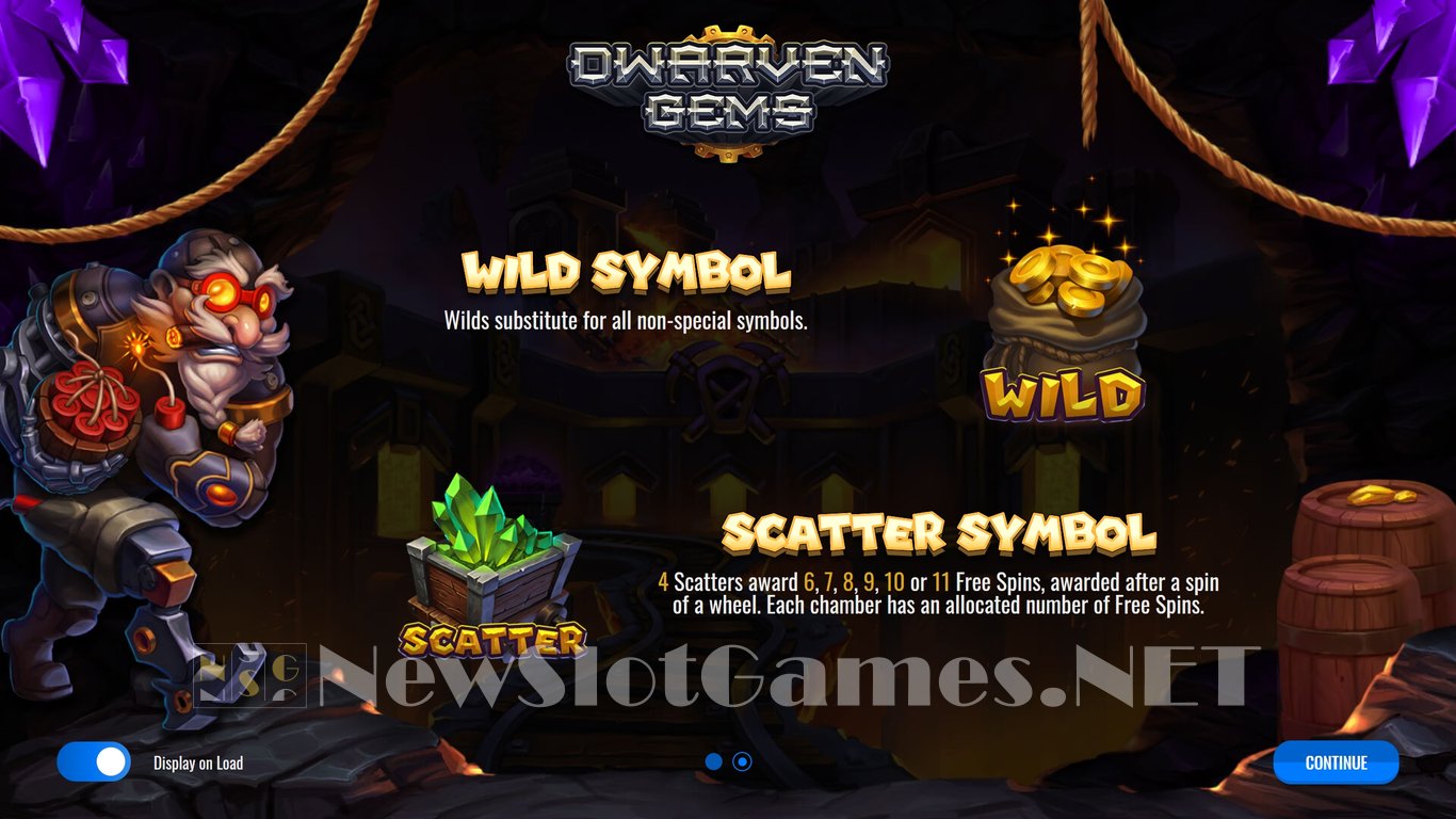 Dwarven Gems Megaways Slot Demo Image