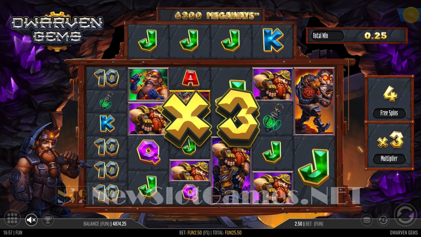 Dwarven Gems Megaways Slot Slot Image in Demo - pic. 11