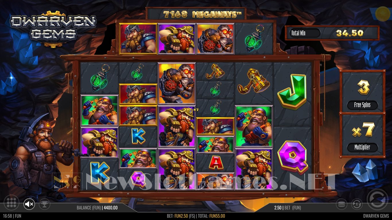 Dwarven Gems Megaways Slot Slot Image in Demo - pic. 17