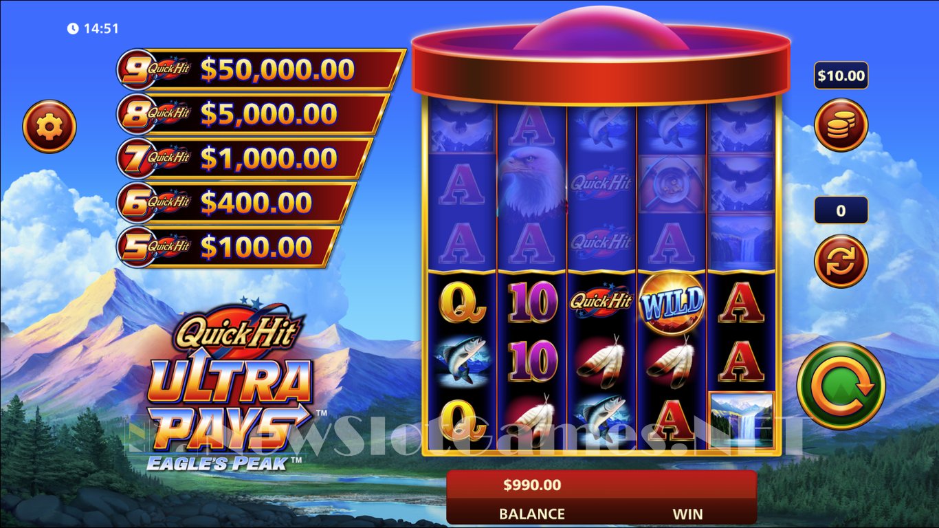 Quick Hit Eagles Peak Slot Slot Image in Demo - pic. 2