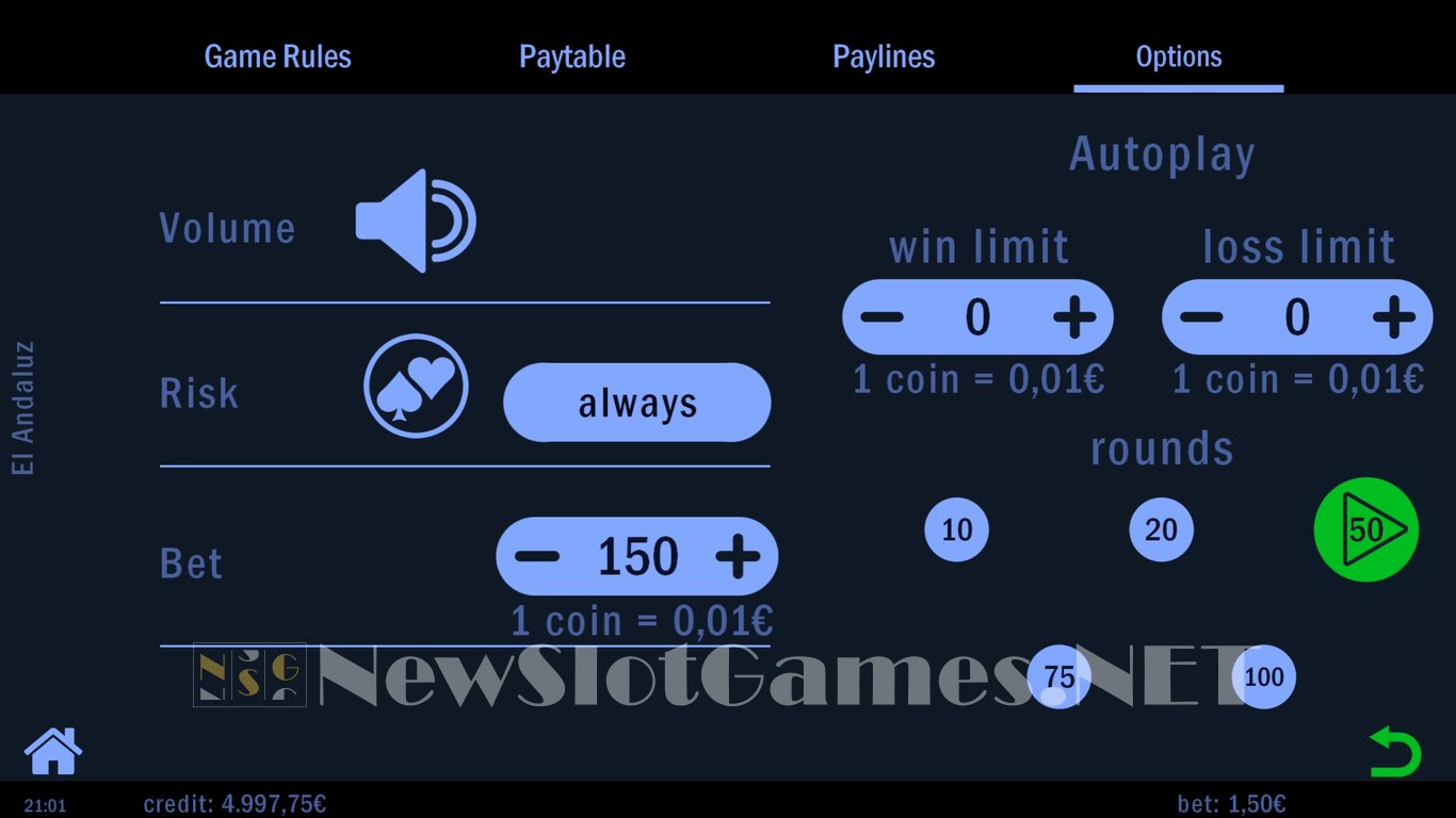 El Andaluz Slot Slot Image in Demo - pic. 4