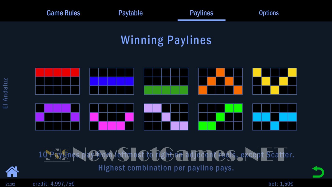 El Andaluz Slot Slot Image in Demo - pic. 6