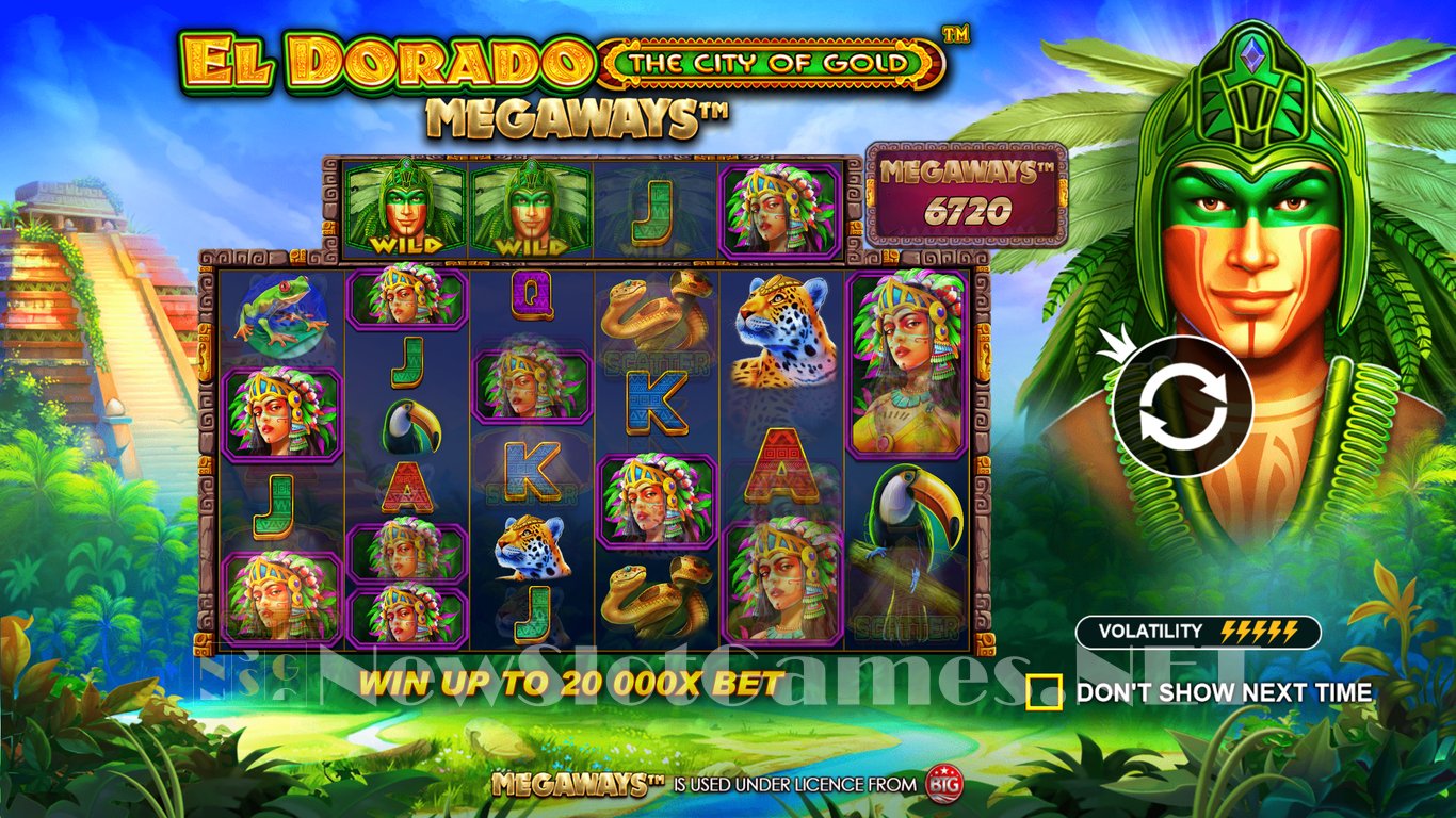 El Dorado The City of Gold Megaways Slot Demo Image