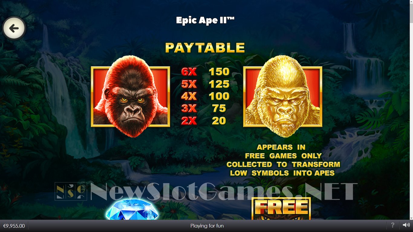 Epic Ape 2 Slot Slot Image in Demo - pic. 3