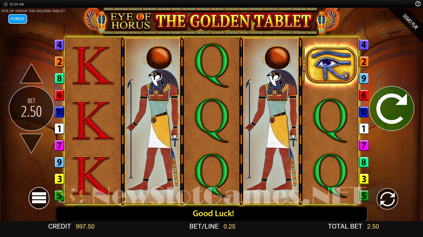 Eye of Horus The Golden Tablet Slot Slot Image in Demo - pic. 2