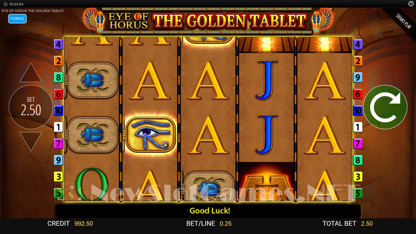 Eye of Horus The Golden Tablet Slot Slot Image in Demo - pic. 3