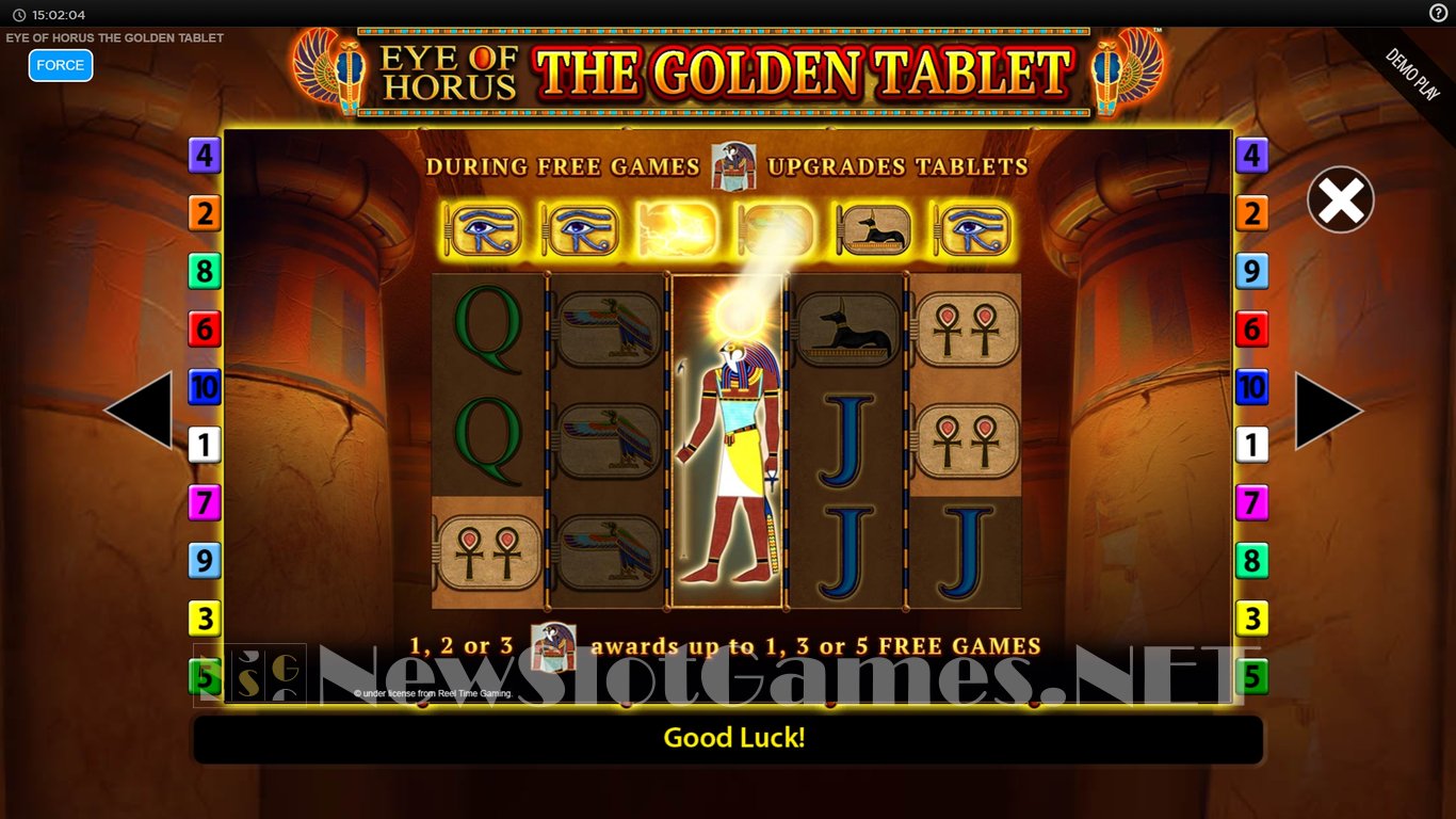 Eye of Horus The Golden Tablet Slot Slot Image in Demo - pic. 6