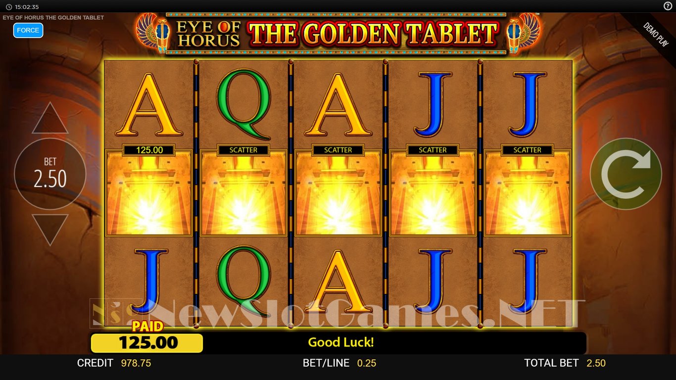 Eye of Horus The Golden Tablet Slot Slot Image in Demo - pic. 8